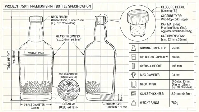 Craft Gin Bottle