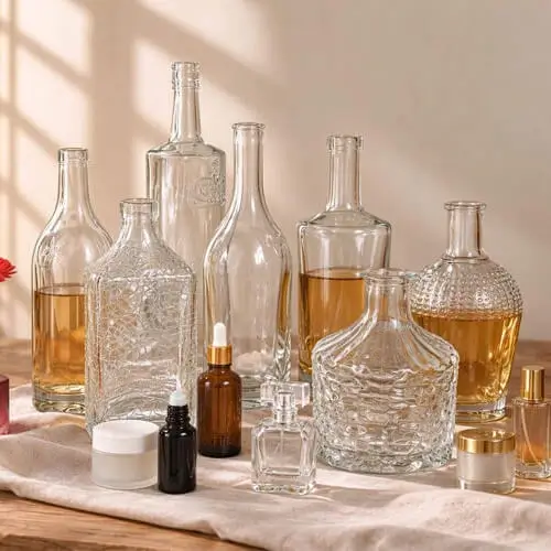 products - wine liquor beverage cosmetic glass packaging