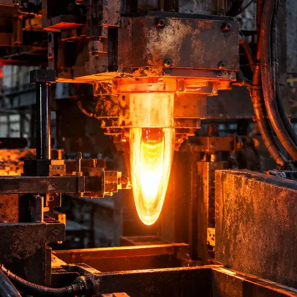 Precision gob cutting in glass bottle production